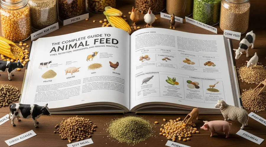 Complete Guide to Animal Feed – Types, Nutrition, Ingredients, and Feeding Practices