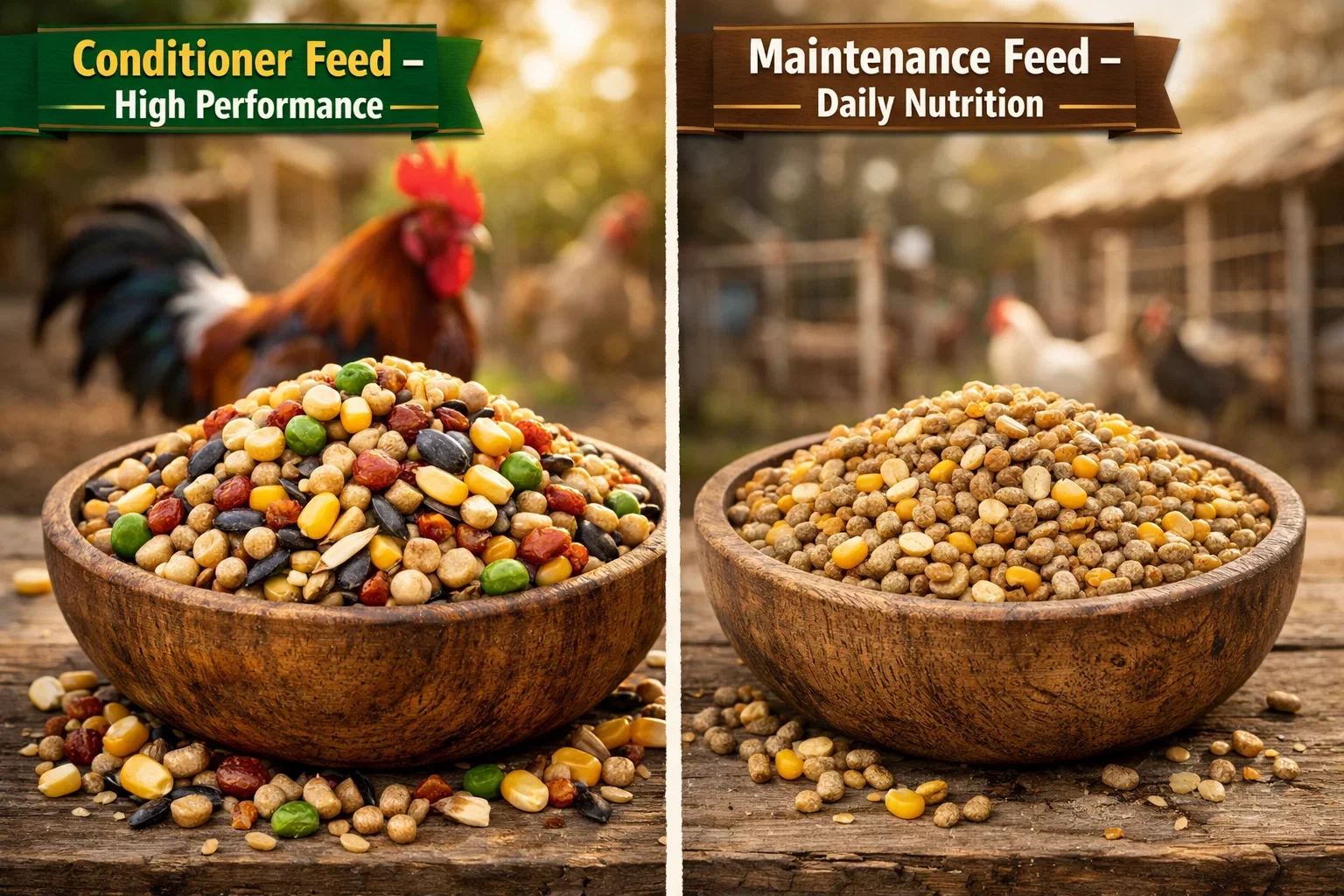 What Is the Difference Between ShowTime Conditioner and Maintenance Feed?
