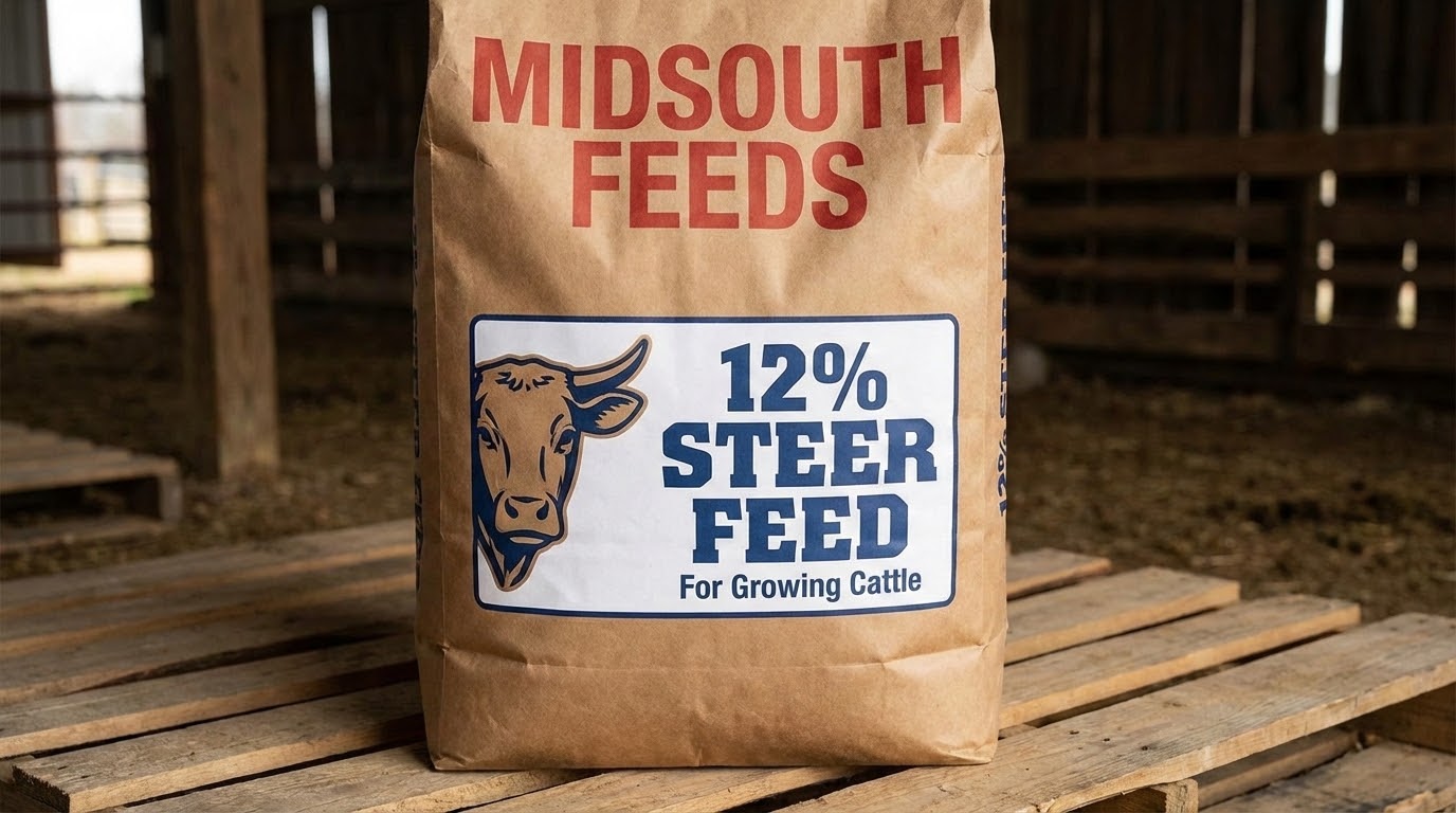 Guide About 12% Steer Feed for Cattle By Midsouth Feeds Guide
