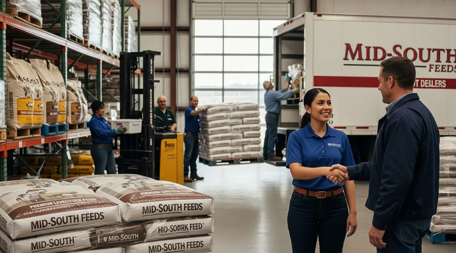 How MidSouth Feeds Supports Dealers with Reliable Supply and High-Quality Products