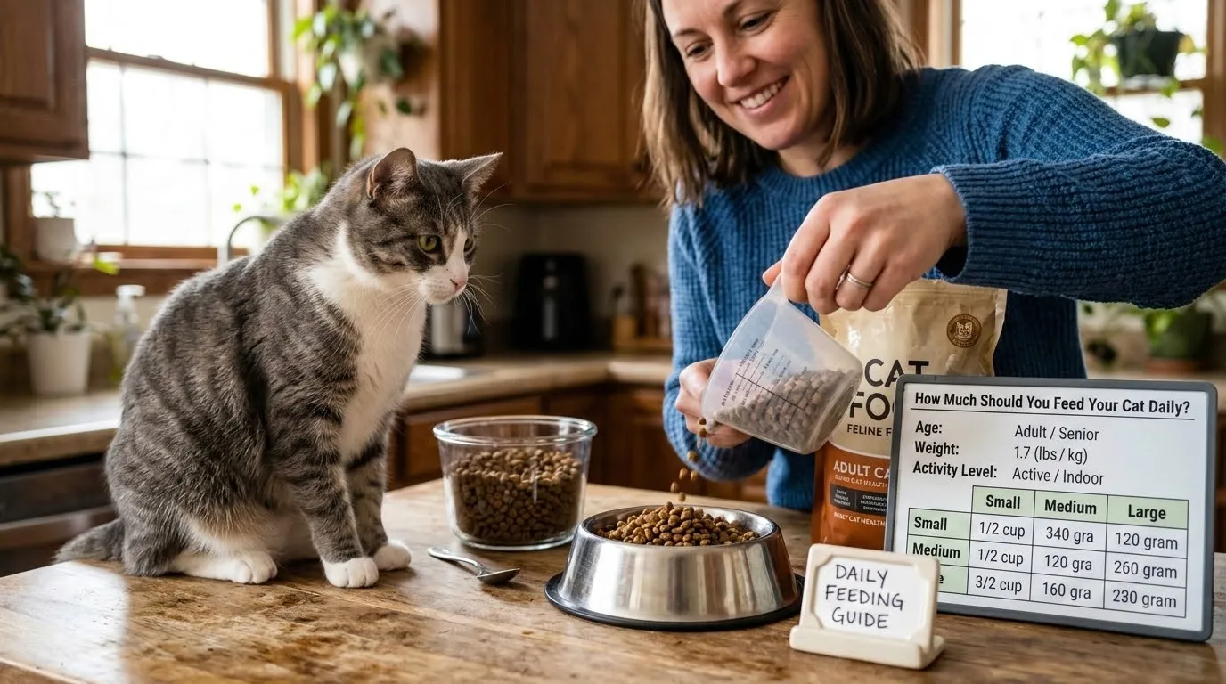How Much Should You Feed Your Cat Daily?