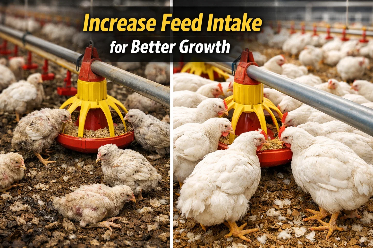 How to Increase Feed Intake in Poultry for Better Growth