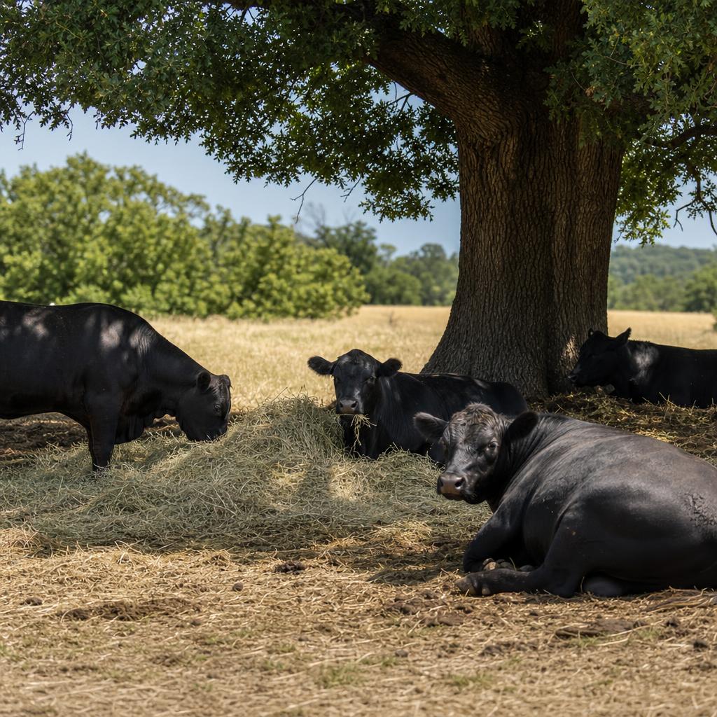 How to Keep Cattle Eating Through Summer Heat