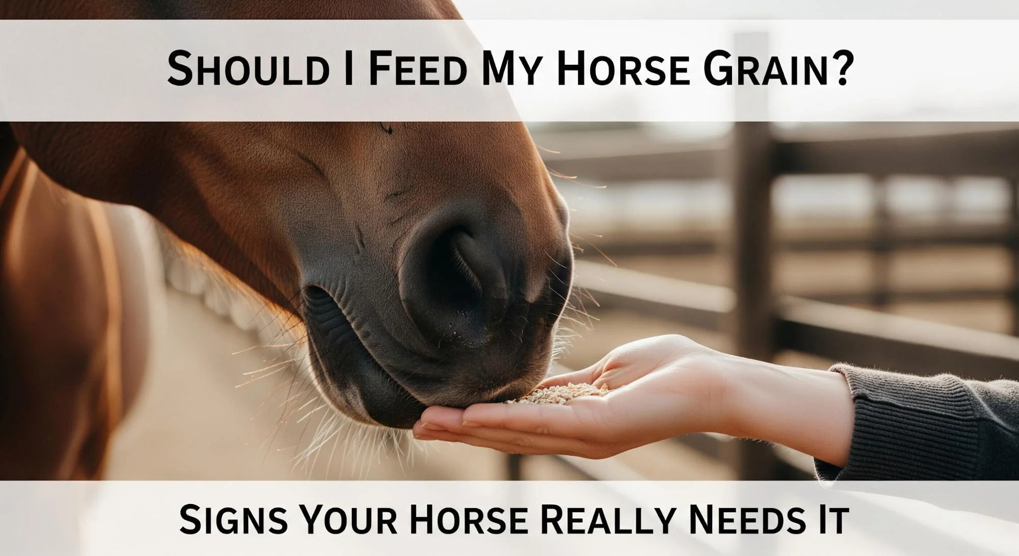 Should I Feed My Horse Grain? Signs Your Horse Really Needs It