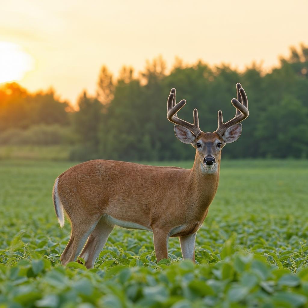 Summer Food Plots and Antler Growth: Feeding Deer Right