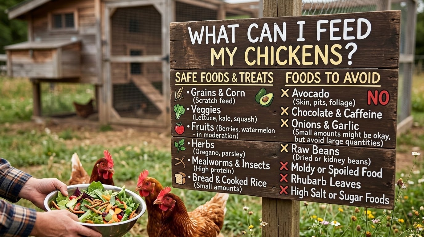 What Can I Feed My Chickens? Safe Foods & Foods to Avoid