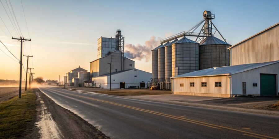 Mid South Feeds Mill in Alma, Georgia