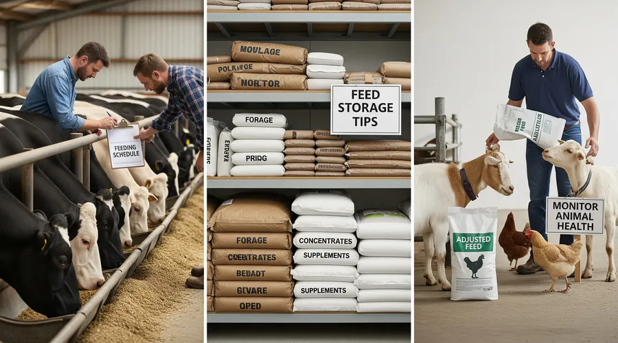 Feeding Practices and Tips of animal feeds