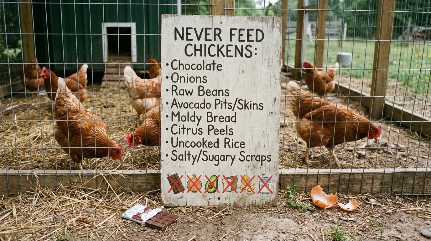 What Foods Should Chickens NEVER Eat
