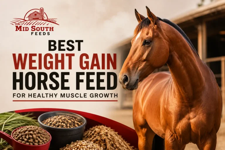 Discover the best weight gain horse feed for muscle growth, senior horse care, and healthy equine weight management backed by expert insights.